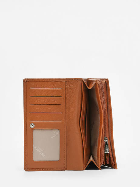 Portefeuile Confort Leder Hexagona Bruin confort 467779 ander zicht 1